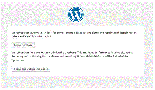 تعمیر دیتابیس