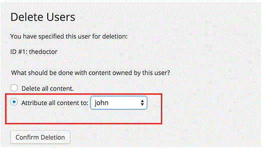 حذف یوزرنیم قدیمی