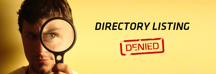 prevent directory listing