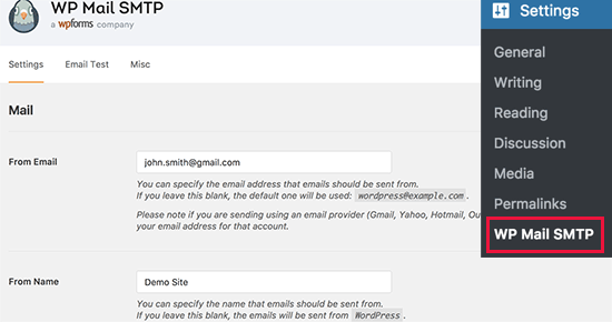 آموزش استفاده از سرویس Gmail SMTP در وردپرس