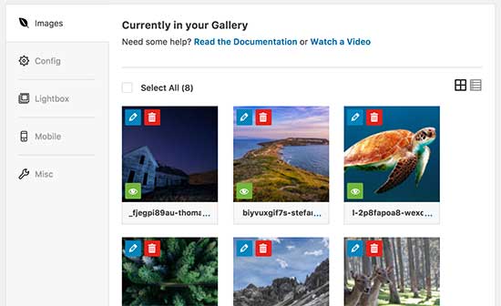 نحوه نمایش تصاویر وردپرس در ستونها و ردیفها نحوه نمایش تصاویر وردپرس در ستونها و ردیفها
