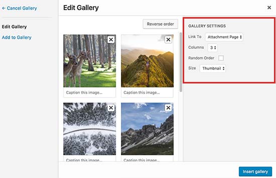 نحوه نمایش تصاویر وردپرس در ستونها و ردیفها نحوه نمایش تصاویر وردپرس در ستونها و ردیفها