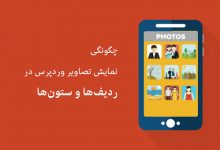 نحوه نمایش تصاویر وردپرس در ستون‌ها و ردیف‌ها