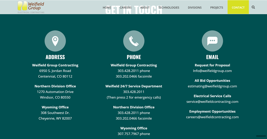 راههای تماس خصوصی راههای تماس خصوصی